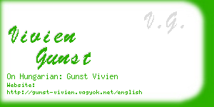 vivien gunst business card